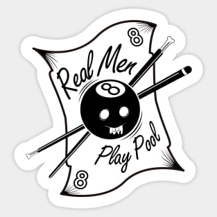 Pool player Sticker